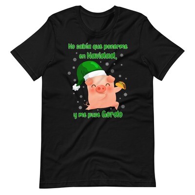 Me Puse Gordo Xmas Premium Unisex t-shirt