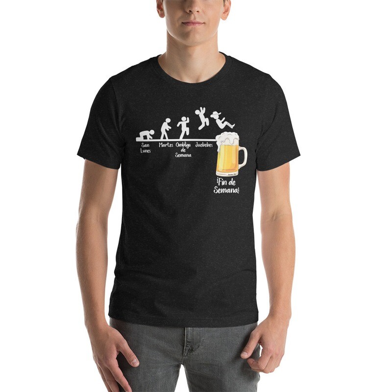 Dias De La Semana Borracho Chingon Tshirt