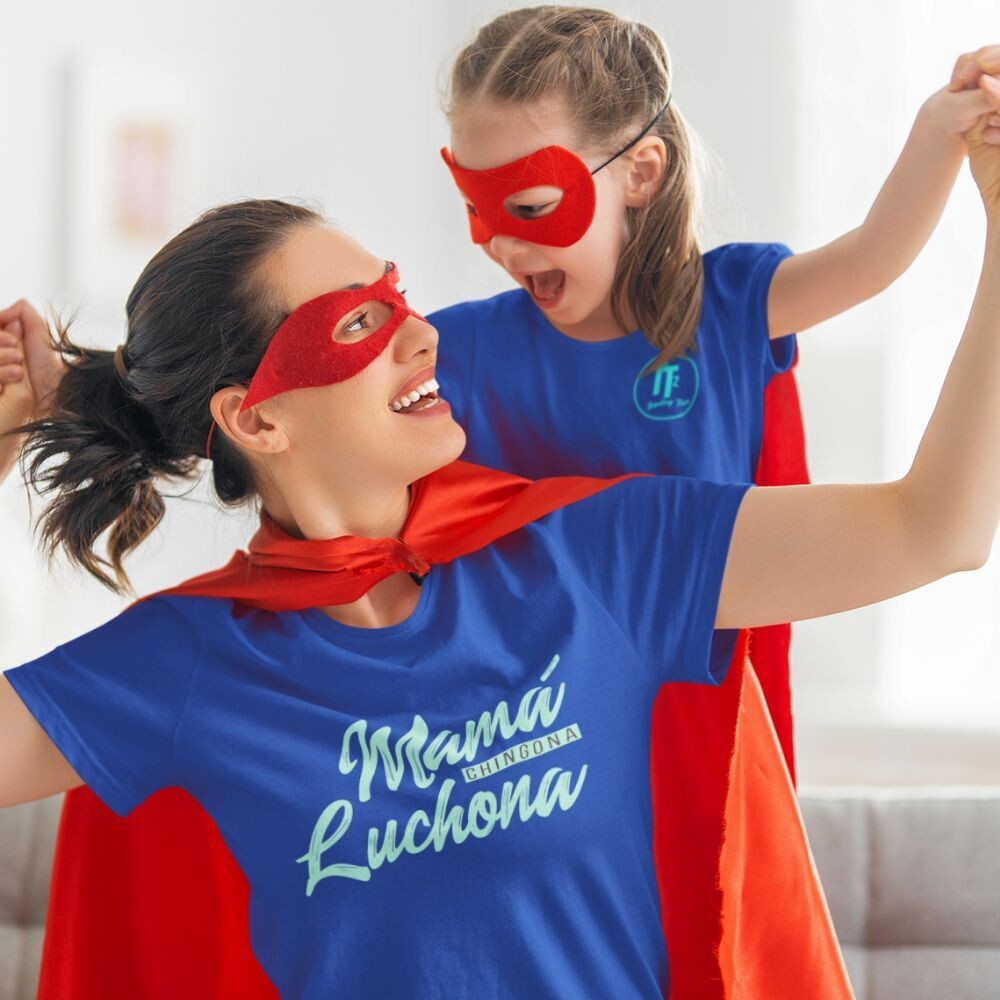 Mom and hotsell son superhero shirts