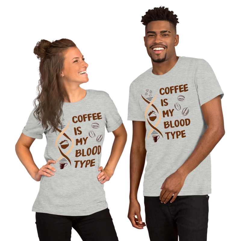Coffee is my blood type t-shirt