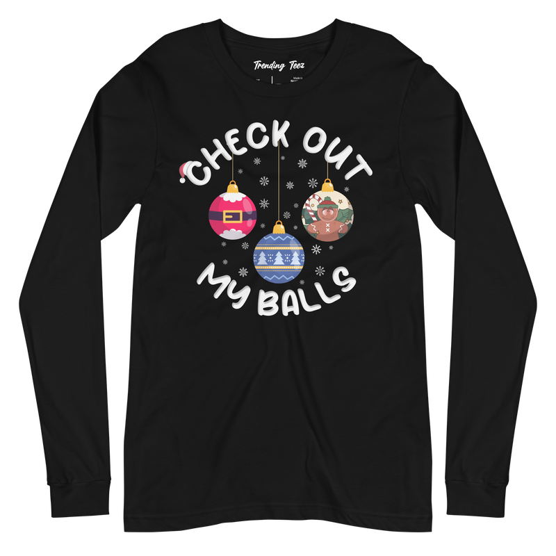 Check Out My Balls Premium Long Sleeve Tee