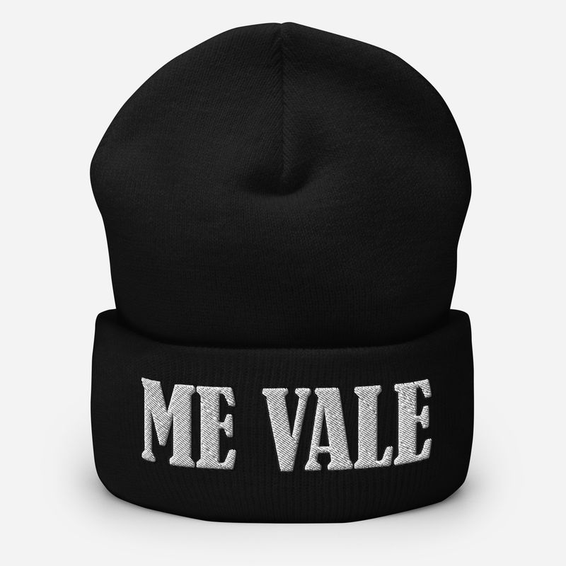 Me Vale Cuffed Beanie