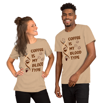 Coffee is my blood type t-shirt