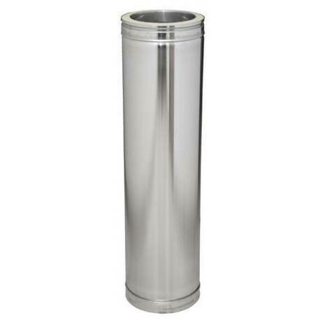 TUBO ACERO INOXIDABLE DW 100 mm DOBLE PARED LONGITUD 940 MM