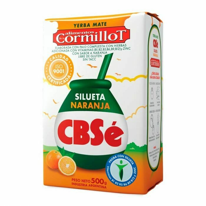CBSE YERBA MATE SILUETA NARANJA - 500gr