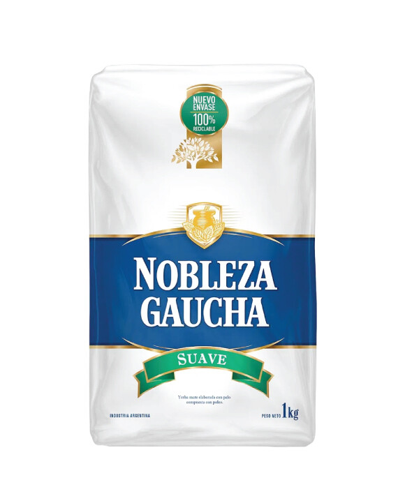 NOBLEZA GAUCHA SUAVE YERBA MATE - 1kg