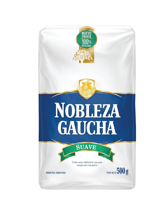 NOBLEZA GAUCHA SUAVE YERBA MATE - 500gr