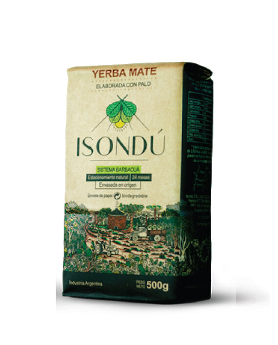 ISONDÚ BARBACUA YERBA MATE ORGÁNICA - 500gr