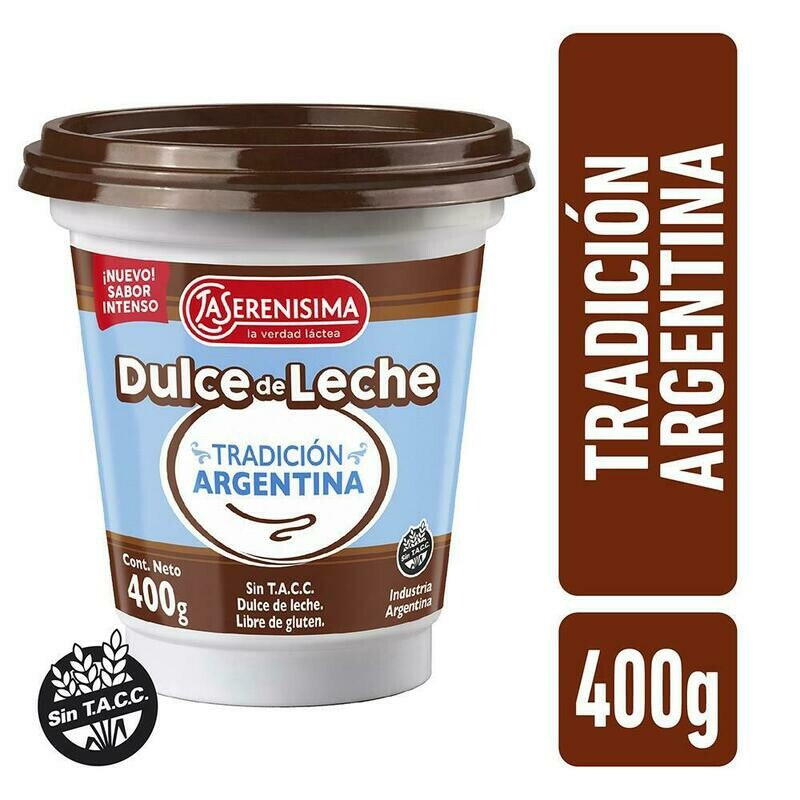 LA SERENISIMA TRADICIÓN ARGENTINA DULCE DE LECHE - 400gr