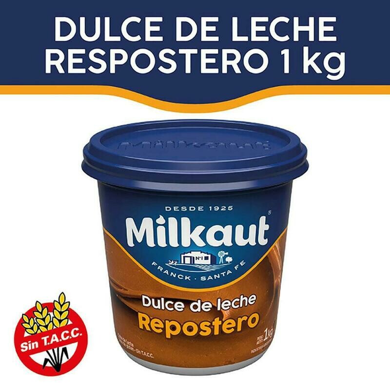 MILKAUT REPOSTERO DULCE DE LECHE - 1kg