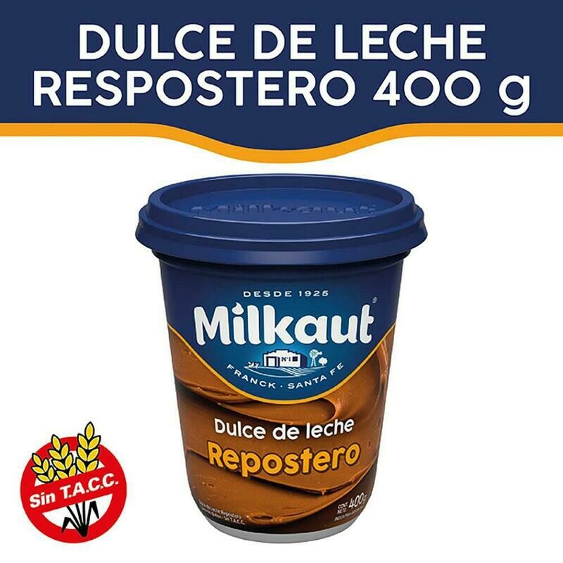 MILKAUT REPOSTERO DULCE DE LECHE - 400gr
