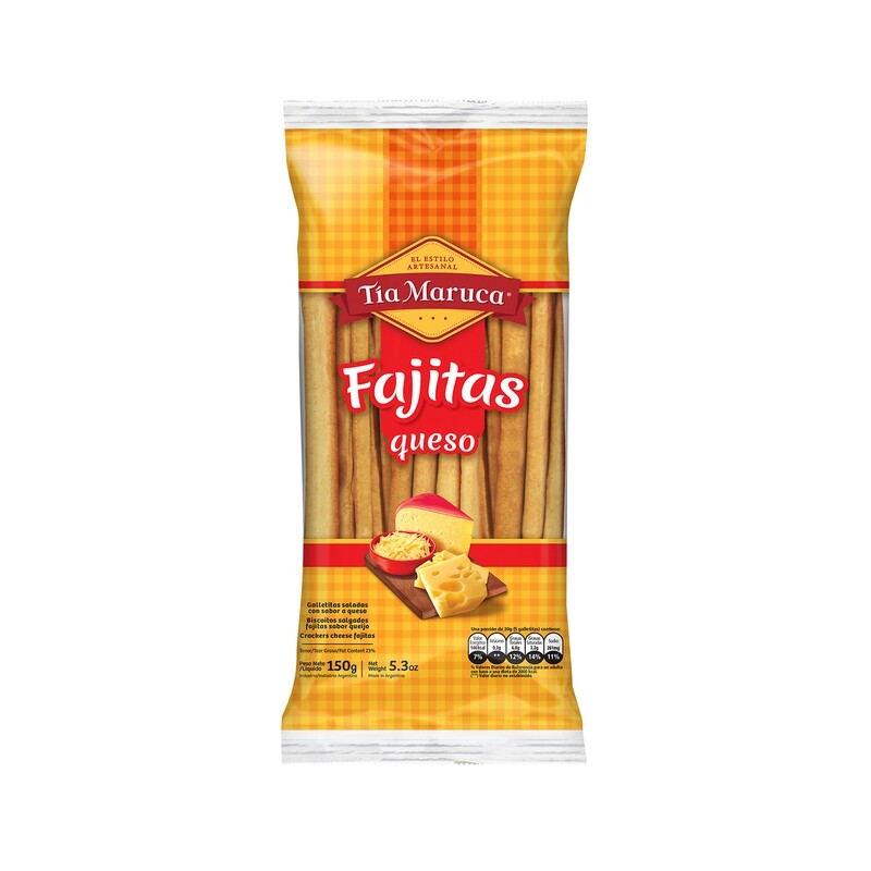 FAJITAS TIA MARUCA QUESO - 150gr