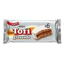 ALFAJOR TOFI BLANCO DULCE DE LECHE  - PACK X 6U