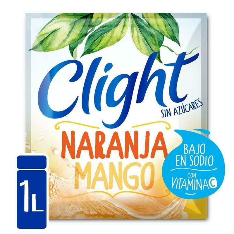 JUGO CLIGHT NARANJA MANGO SOBRE - 7,5gr/ PACK POR 10U