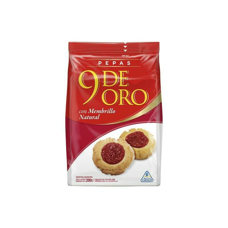 PEPAS 9 DE ORO - 200gr/ PACK X 3U