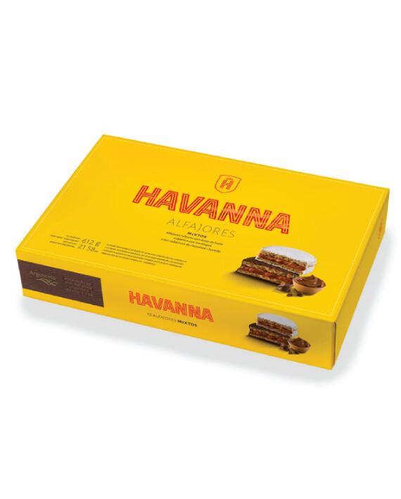 ALFAJOR HAVANNA MIXTOS X 12U