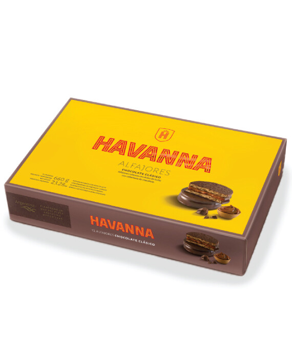 ALFAJOR HAVANNA CHOCOLATE X 6U