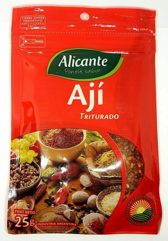 ALICANTE AJI TRITURADO - 25gr/ PACK X 3U
