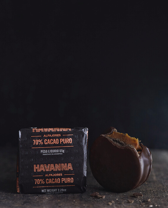 ALFAJOR HAVANNA 70% CACAO PURO X 9U