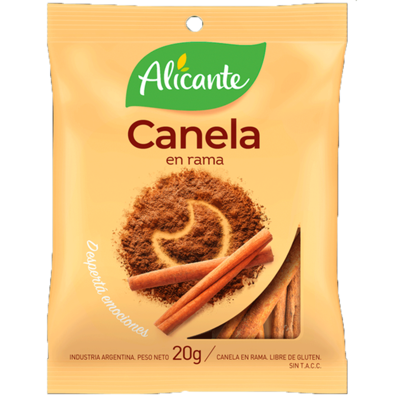 ALICANTE CANELA EN RAMA- 20gr/ PACK X 3U