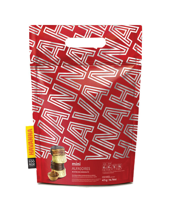 MINI ALFAJOR HAVANNA MIXTOS CHOCOLATE X 19U