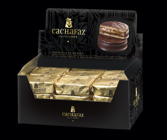 ALFAJORES CACHAFAZ NEGRO X 12U