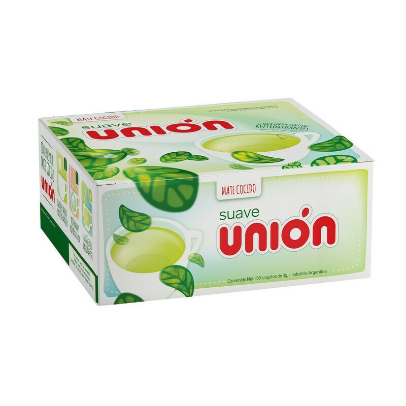 MATE COCIDO SUAVE UNION X 50