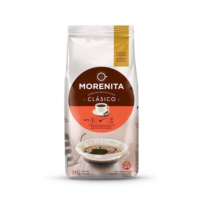 CAFE LA MORENITA MOLIDO - 250G