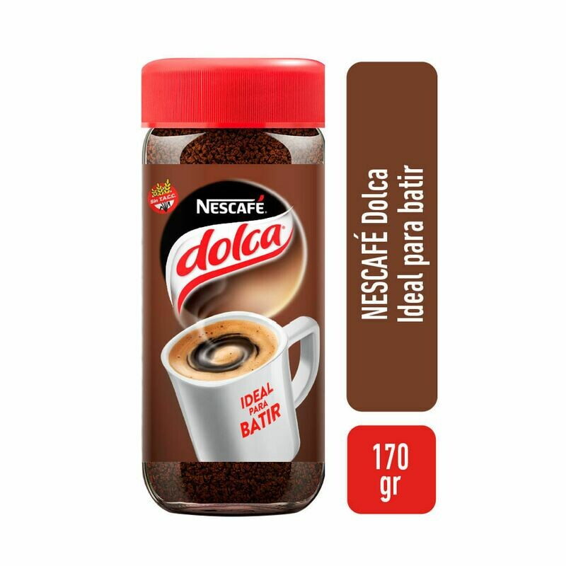 NESCAFE DOLCA CAFÉ INSTANTÁNEO 170 GR