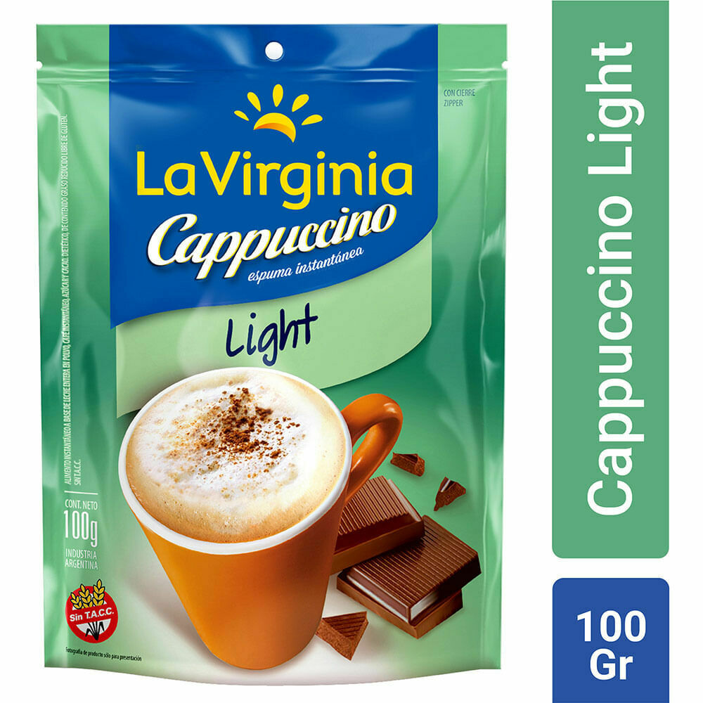 CAPPUCCINO LIGHT DOYPACK LA VIRGINIA 100 GR
