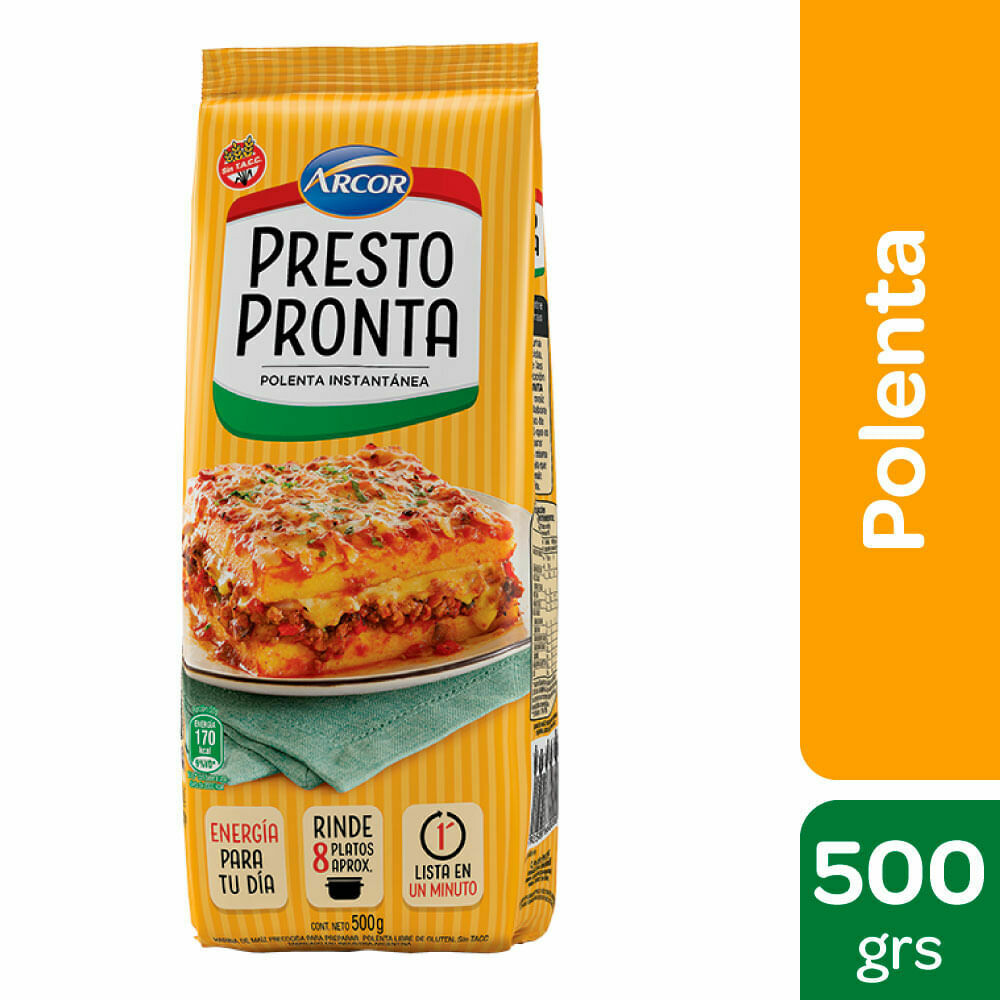 POLENTA PRESTO PRONTA 500 GR