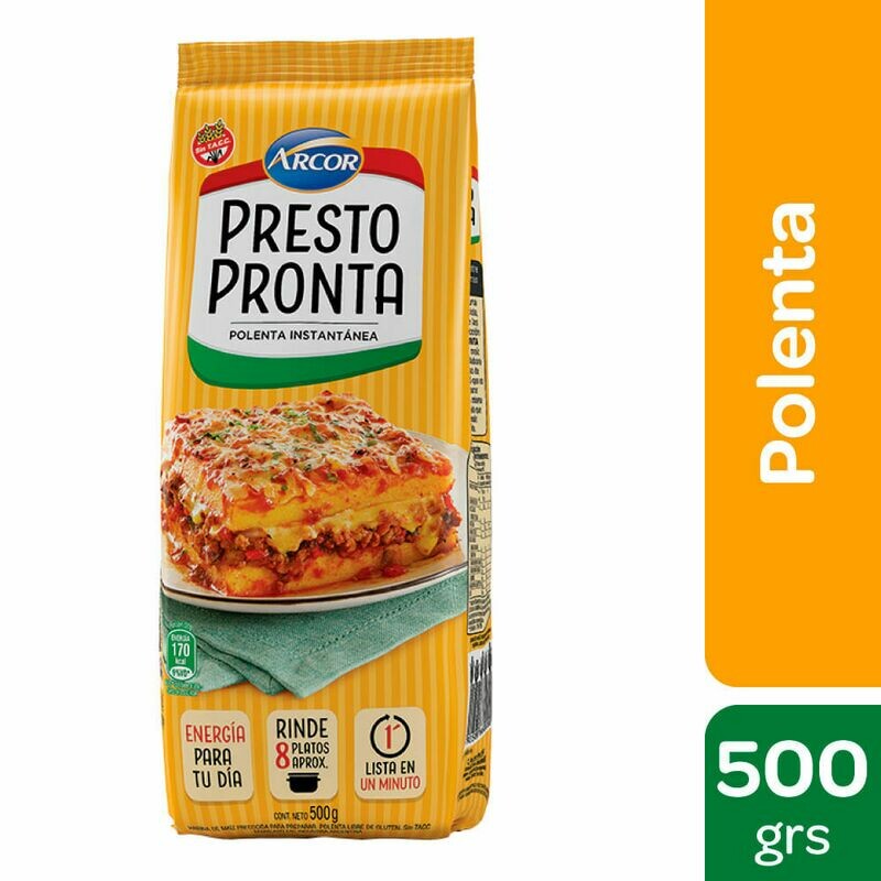 POLENTA PRESTO PRONTA 490 GR