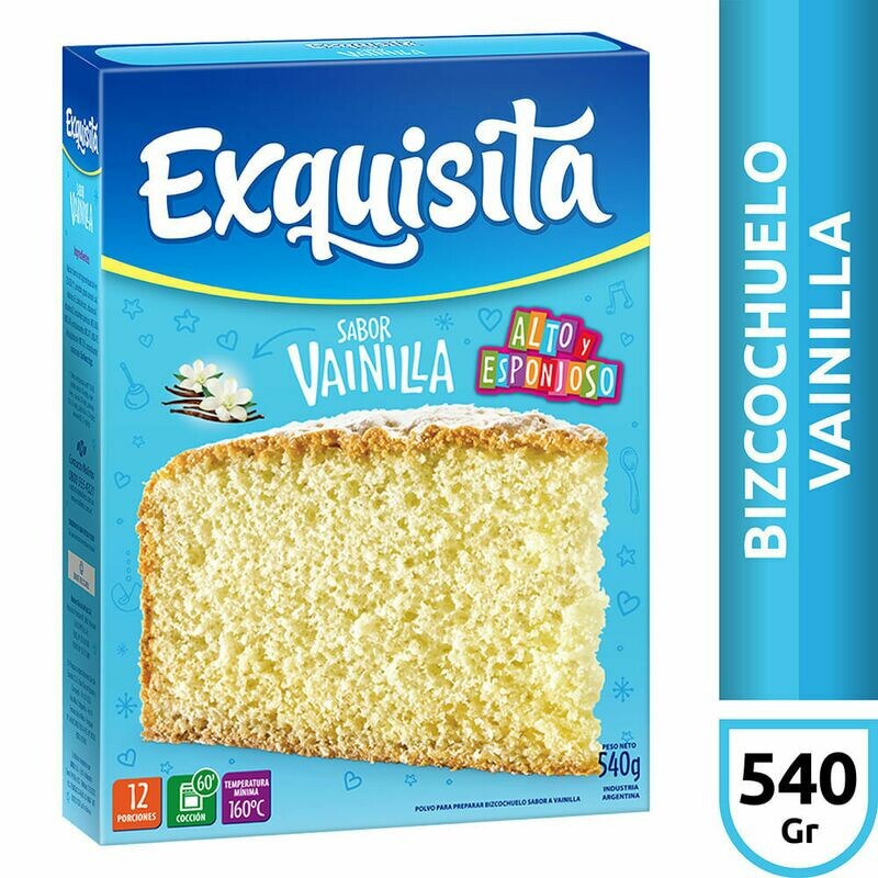 BIZCOCHUELO VAINILLA EXQUISITA 540 GR