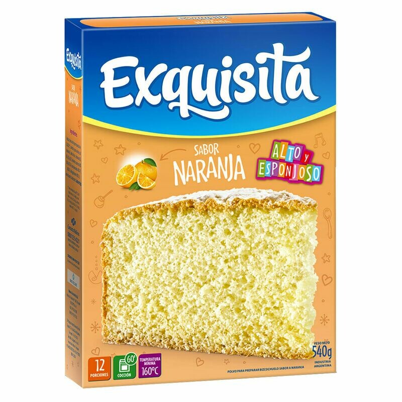 BIZCOCHUELO NARANJA EXQUISITA 540 GR