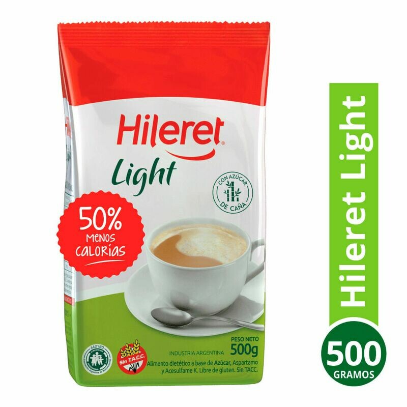 AZUCAR LIGHT HILERET 500 GR