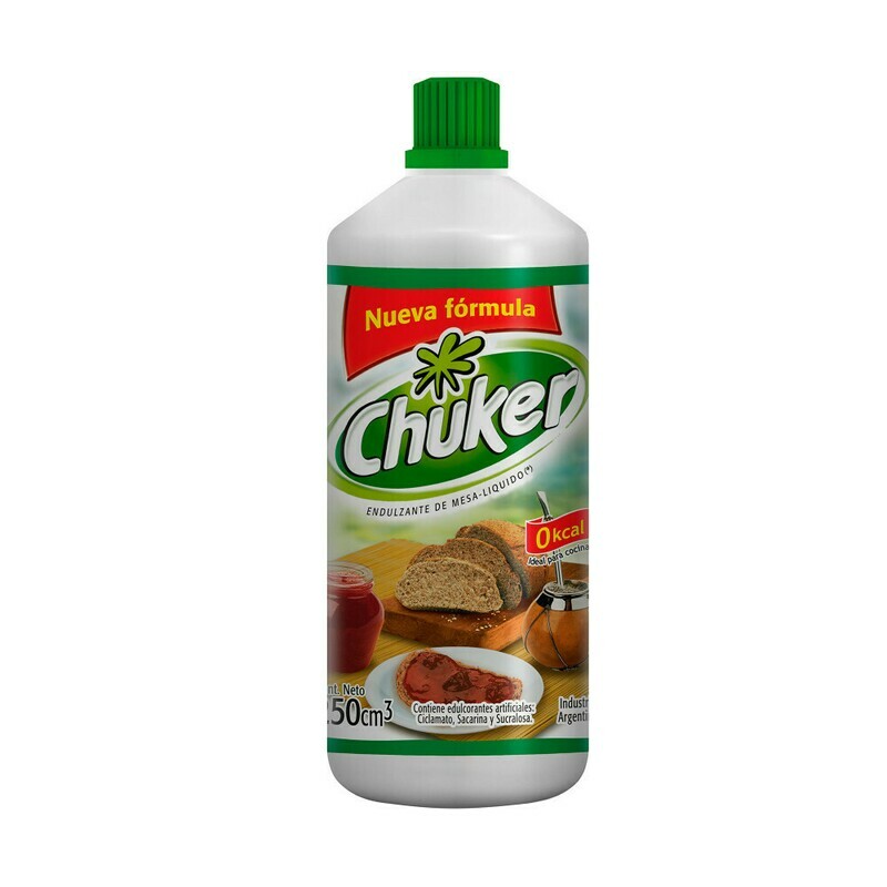 EDULCORANTE CHUCKER LÍQUIDO 250 CC