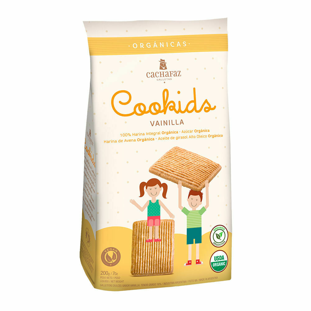 COOKIDS VAINILLA CACHAFAZ 200 GR