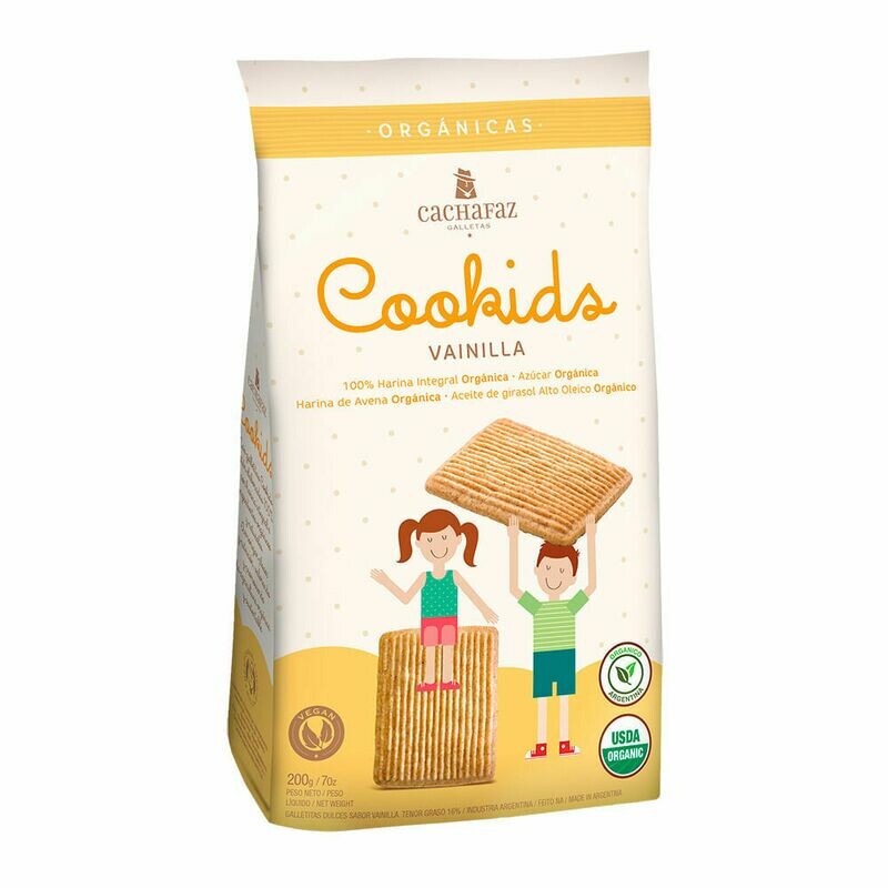 COOKIDS VAINILLA CACHAFAZ 200 GR