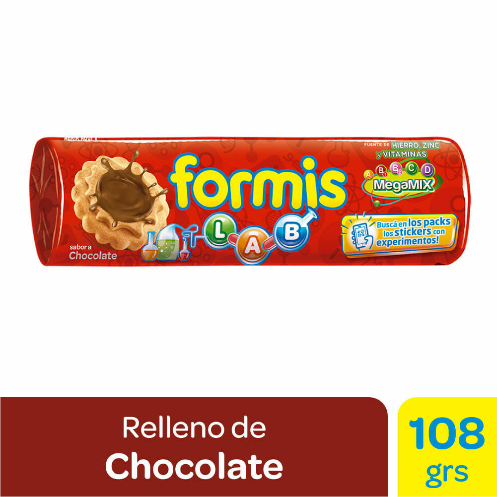 FORMIS VAINILLA-CHOCOLATE 108 GR - PACK X 3U