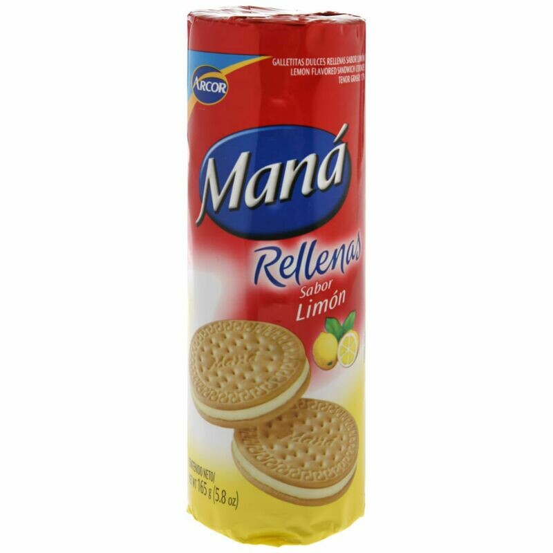 MANA RELLENAS LIMÓN 152 GR - PACK X 3U