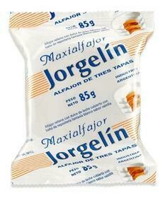 ALFAJOR JORGELIN TRIPLE CHOCOLATE BLANCO 85 GR - PACK X 6U