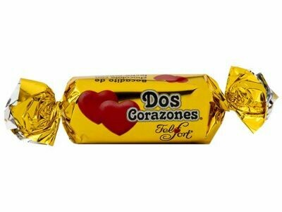 DOS CORAZONES FELFORT 26 GR - PACK X 4U