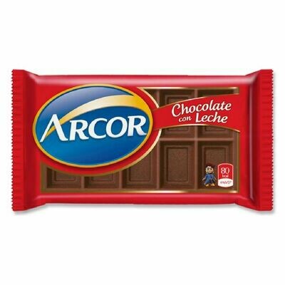 CHOCOLATE CON LECHE ARCOR 25 GR - PACK X 3 UNIDADES