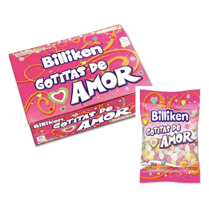 GOTITAS DE AMOR BILLIKEN 35 GR - BOX X 12U