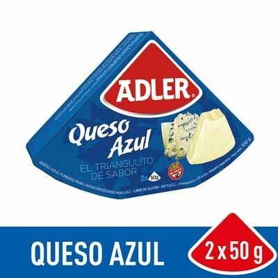 QUESO ADLER QUESO AZUL 2 X 50 GR