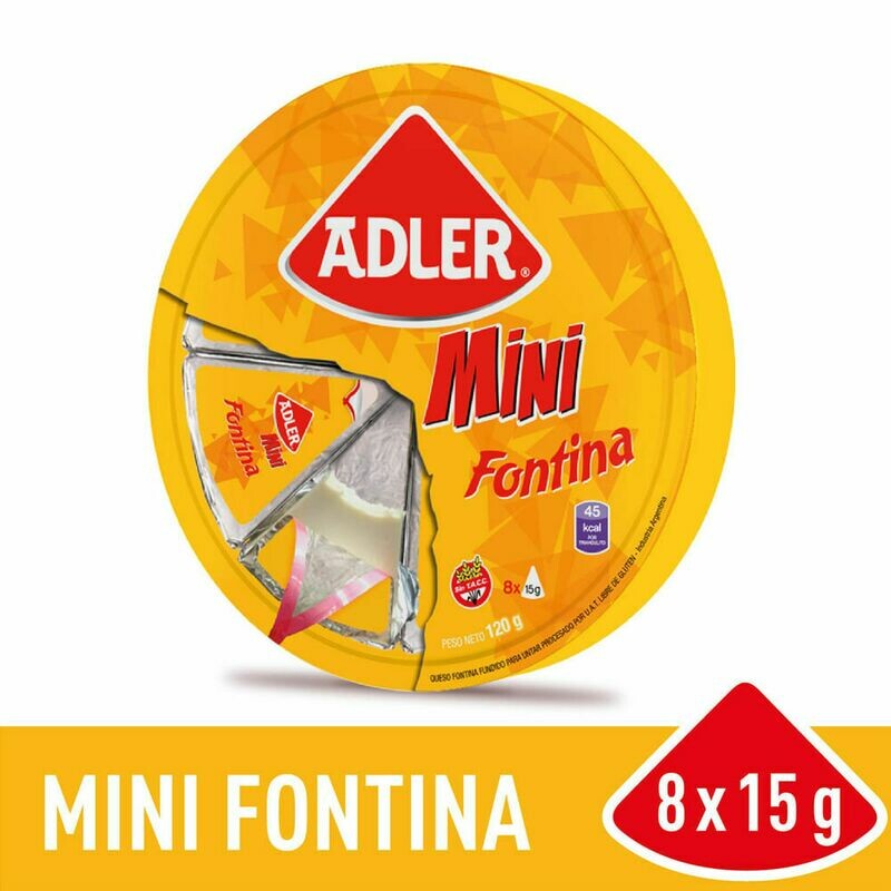 RUEDA QUESO ADLER FONTINA 120 GR