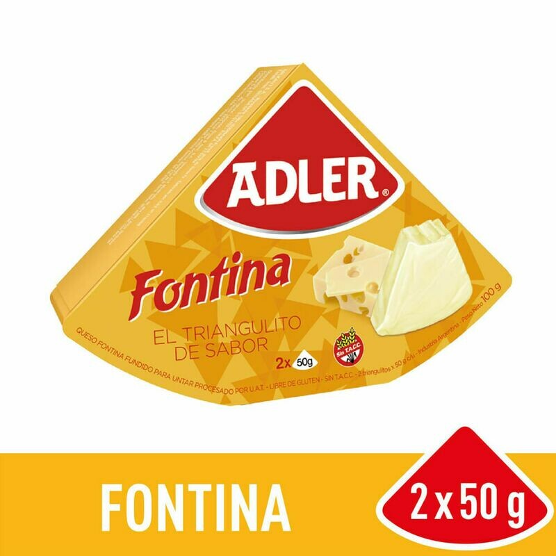 QUESO ADLER FONTINA 2 X 50 GR