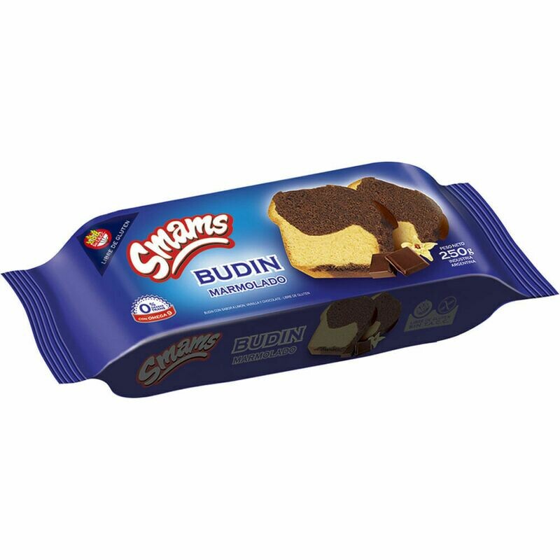 BUDIN DE MARMOLADO SMAMS - SIN TACC - 250 GR