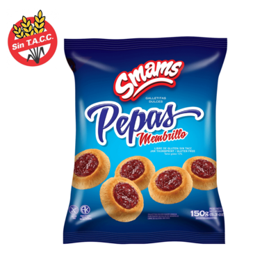 PEPAS MEMBRILLO SMAMS 150G - SIN TACC