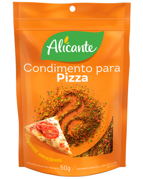 CONDIMENTO PARA PIZZA ALICANTE SIN TACC 25 GR PACK X 3U
